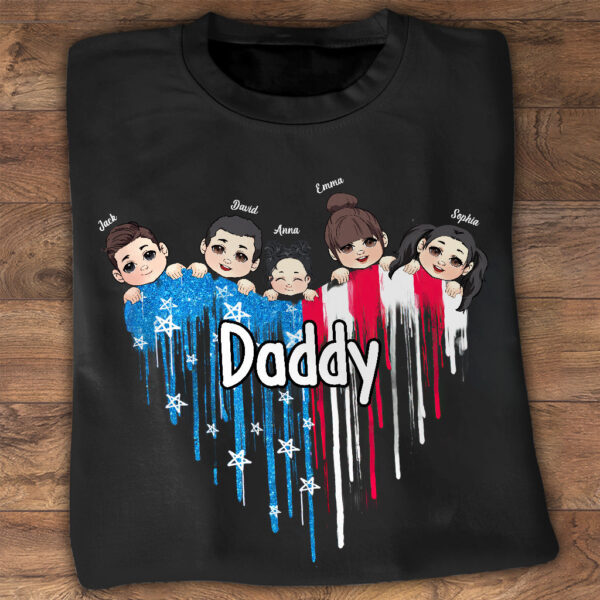Best Dad Ever - Personalized Father T-shirt and Hoodie