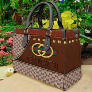 Limited Edition GUCCI LEATHER HANDBAG Luxury Brand KIN-F76B-ML322