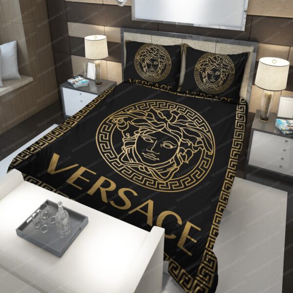 Black And Gold Versace Brands 1 Bedding Set - Image 3