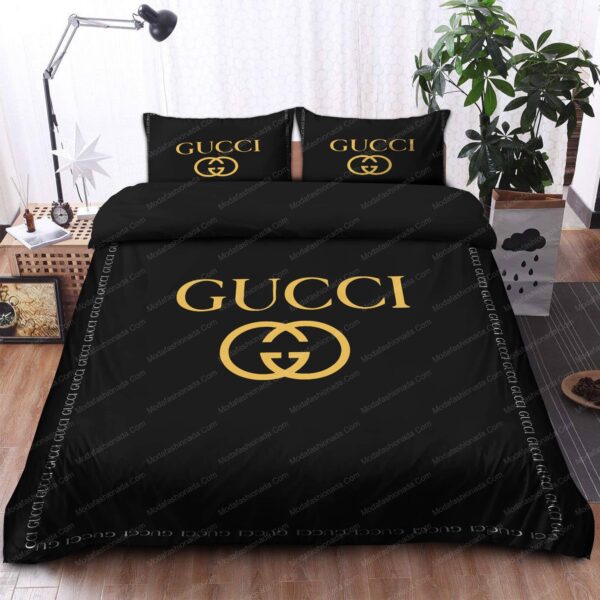 Black Gucci Bedding Sets - Image 6