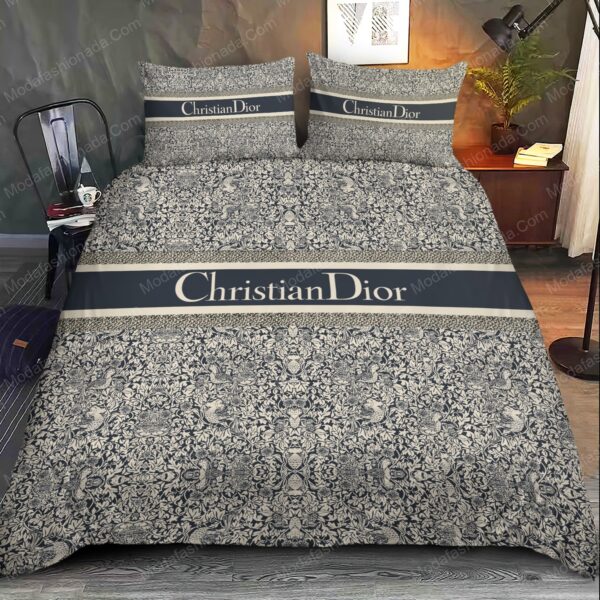 Christian Dior Antique Stonework Seamless Pattern Bedding Sets - Image 2