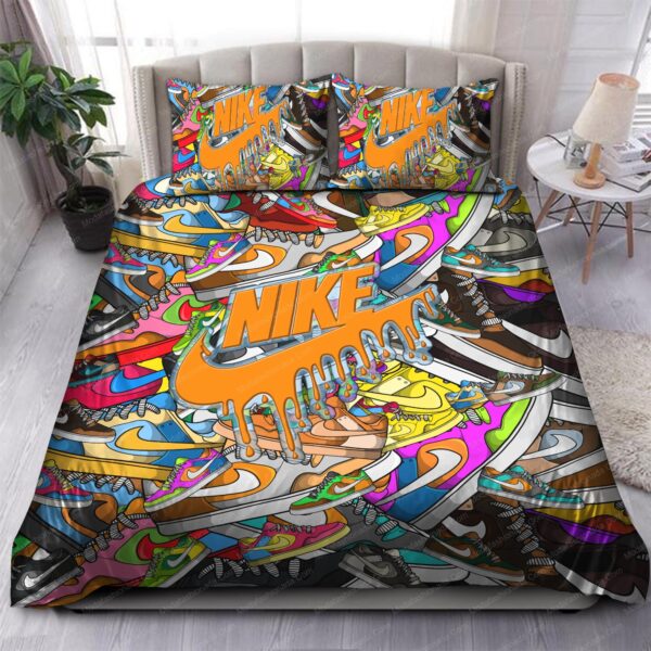 Colorful Nike Shoes Bedding Sets - Image 4