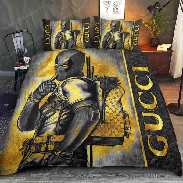 Deadpool Gucci Bedding Sets - Image 2