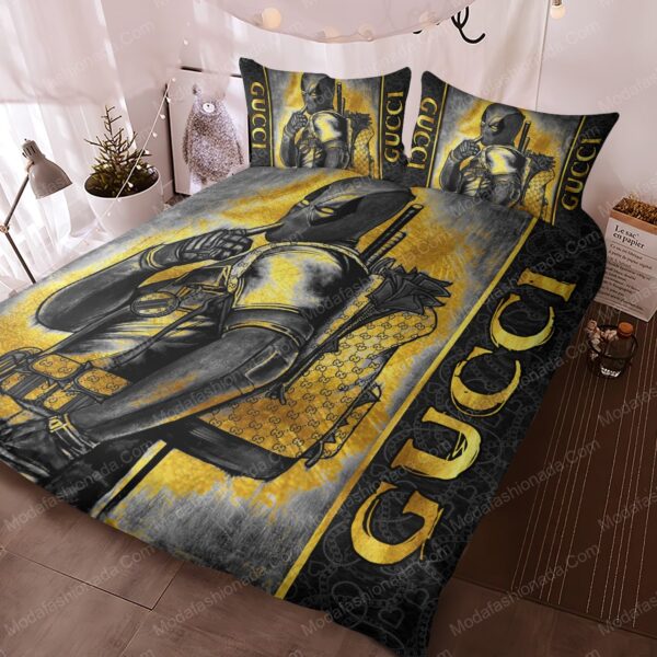 Deadpool Gucci Bedding Sets - Image 3