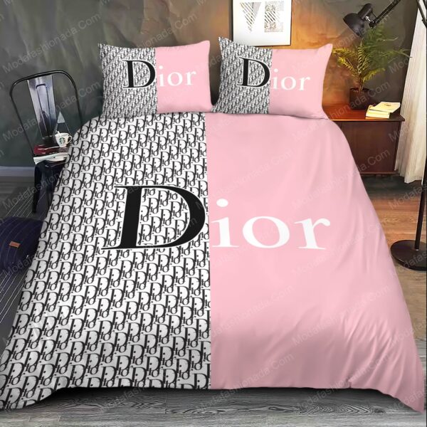 Dior Pink Bedding Sets - Image 2