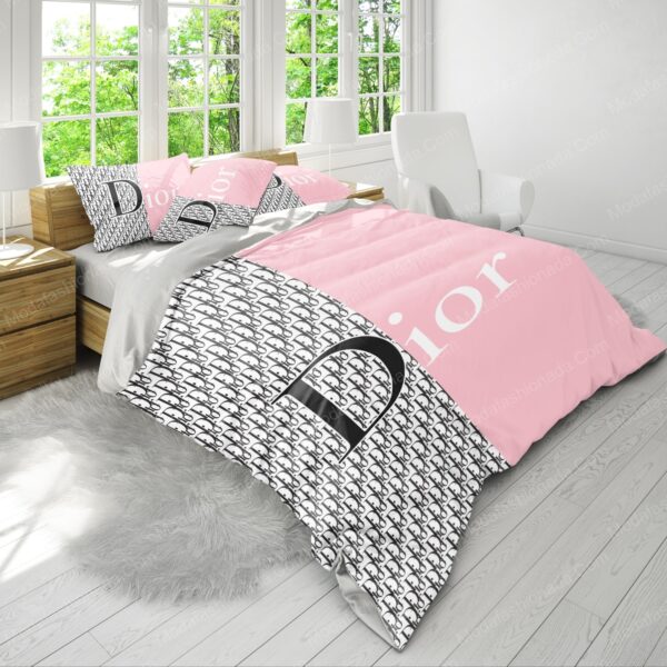 Dior Pink Bedding Sets - Image 4