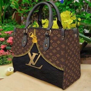 Limited Edition LOUIS VUITTON LEATHER HANDBAG Luxury Brand KIN-F76B-ML338