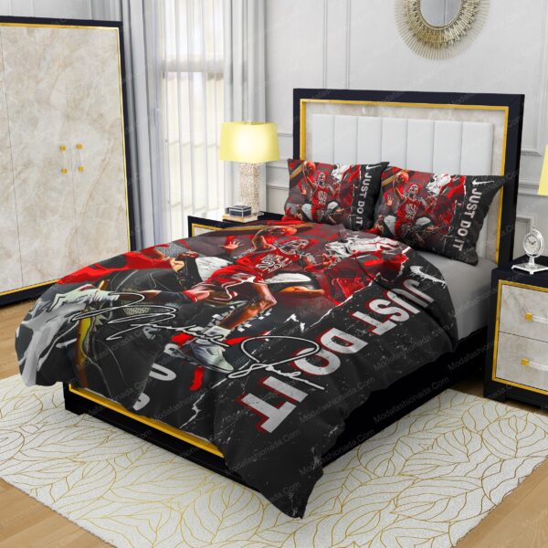Famous Nike Air Jordan 23 Design & Quality Comfortable 4 Pieces Bedding Sets - Image 3