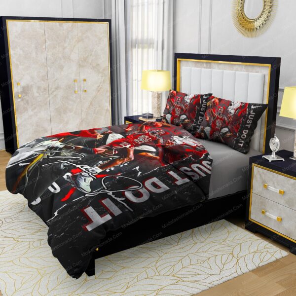 Famous Nike Air Jordan 23 Design & Quality Comfortable 4 Pieces Bedding Sets - Image 4