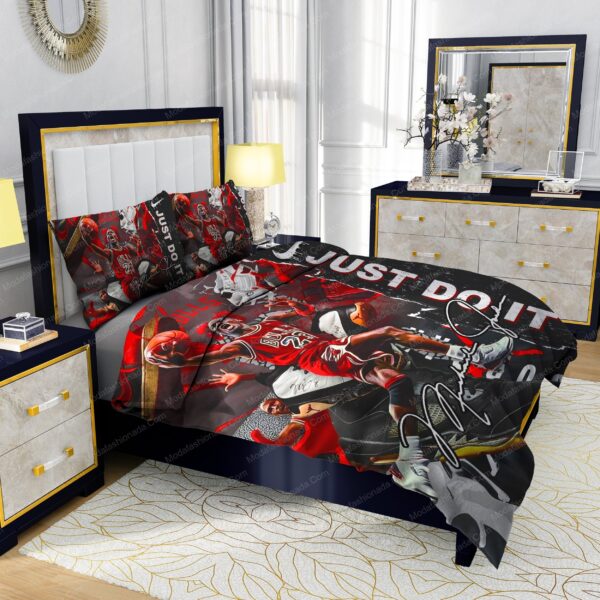 Famous Nike Air Jordan 23 Design & Quality Comfortable 4 Pieces Bedding Sets - Image 5