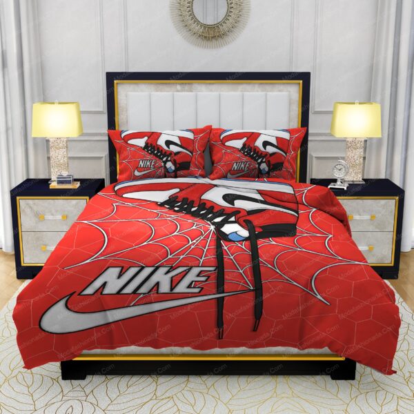 Famous Nike Air Jordan and Cobweb Design & Quality Comfortable 4 Pieces Bedding Sets