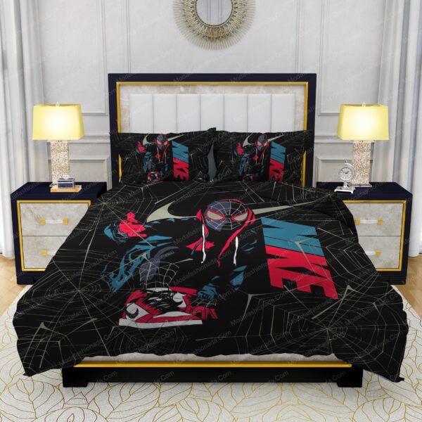 Famous Nike Air Jordan and Spider Man Design & Quality Comfortable 4 Pieces Bedding Sets