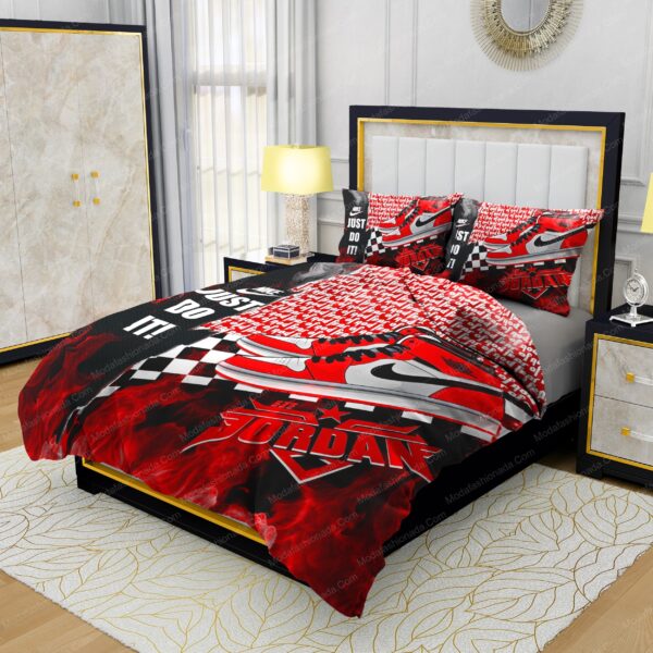 Famous Nike Air Jordan Fear Of God Bedding Sets - Image 3