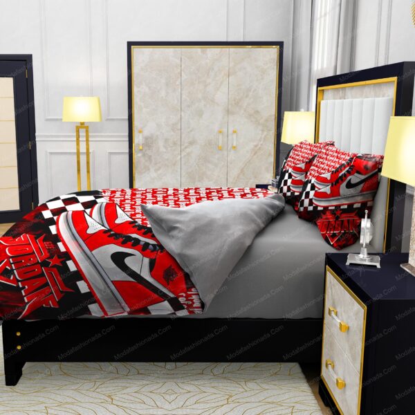 Famous Nike Air Jordan Fear Of God Bedding Sets - Image 6