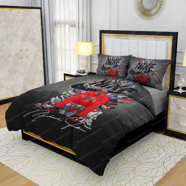 Famous Nike Air Jordan Game Of Thrones Design & Quality Comfortable 4 Pieces Bedding Sets - Image 3