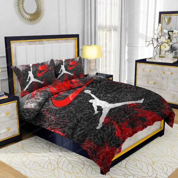 Famous Nike Air Jordan JUST DO IT Design & Quality Comfortable 4 Pieces Bedding Sets - Image 2