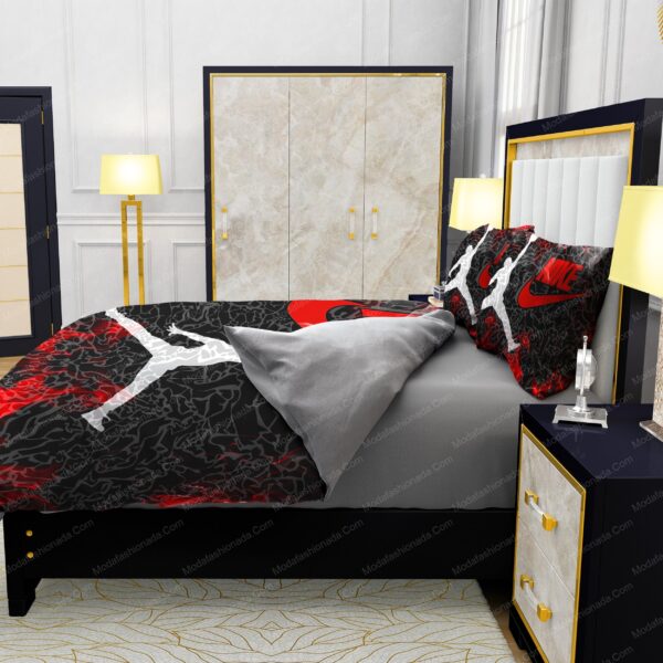 Famous Nike Air Jordan JUST DO IT Design & Quality Comfortable 4 Pieces Bedding Sets - Image 6