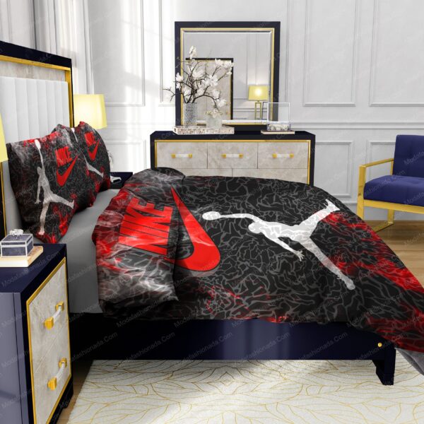 Famous Nike Air Jordan JUST DO IT Design & Quality Comfortable 4 Pieces Bedding Sets - Image 7