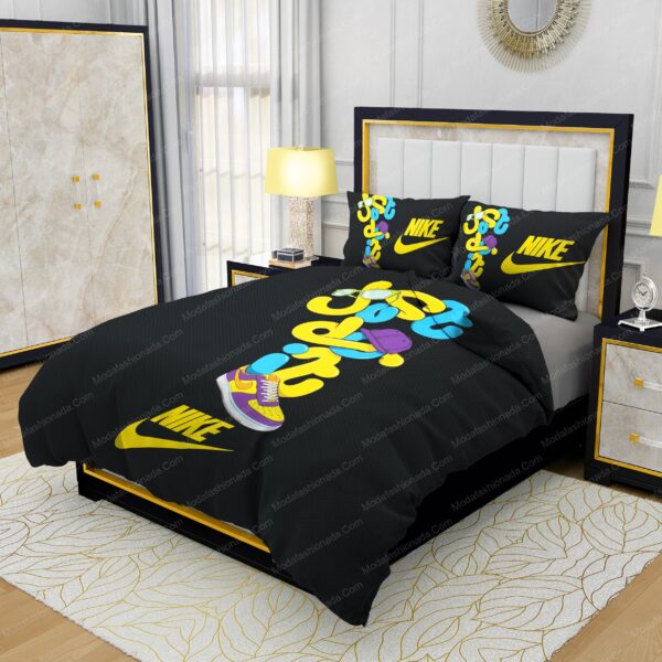 Famous Nike JUST DO IT Design & Quality Comfortable 4 Pieces Bedding Sets - Image 3