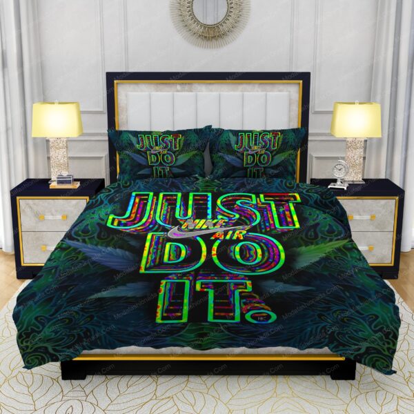 Famous Nike Weed Design & Quality Comfortable 4 Pieces Bedding Sets