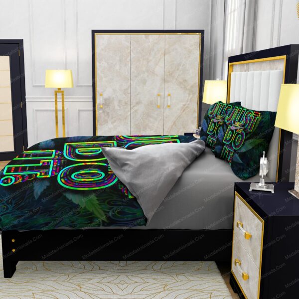 Famous Nike Weed Design & Quality Comfortable 4 Pieces Bedding Sets - Image 6