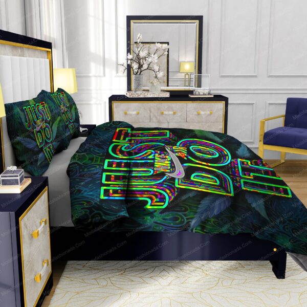 Famous Nike Weed Design & Quality Comfortable 4 Pieces Bedding Sets - Image 7