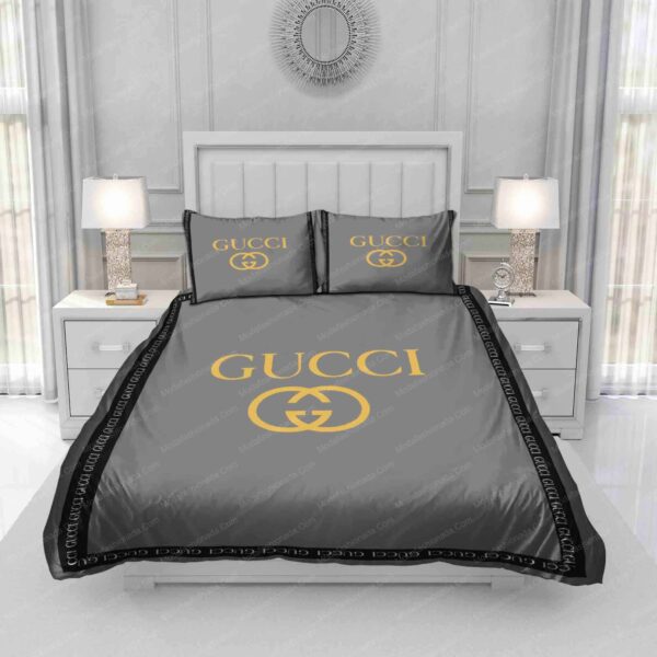Grey Gucci Bedding Sets - Image 3