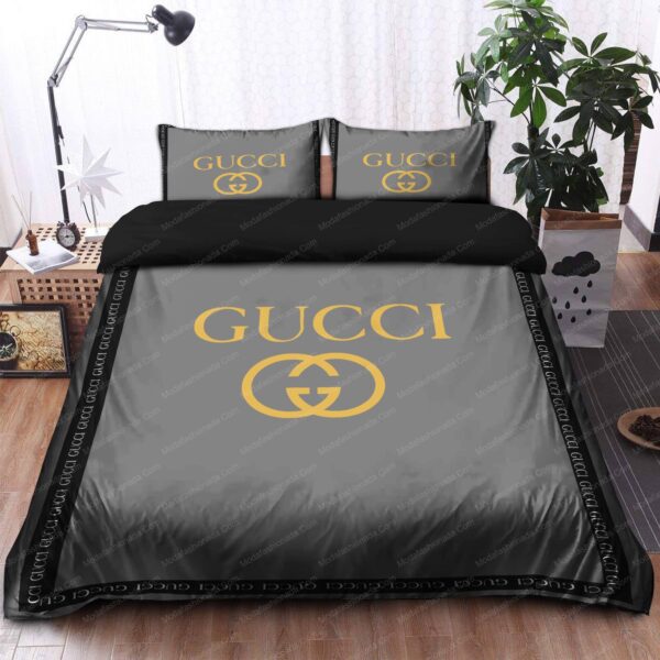 Grey Gucci Bedding Sets - Image 6