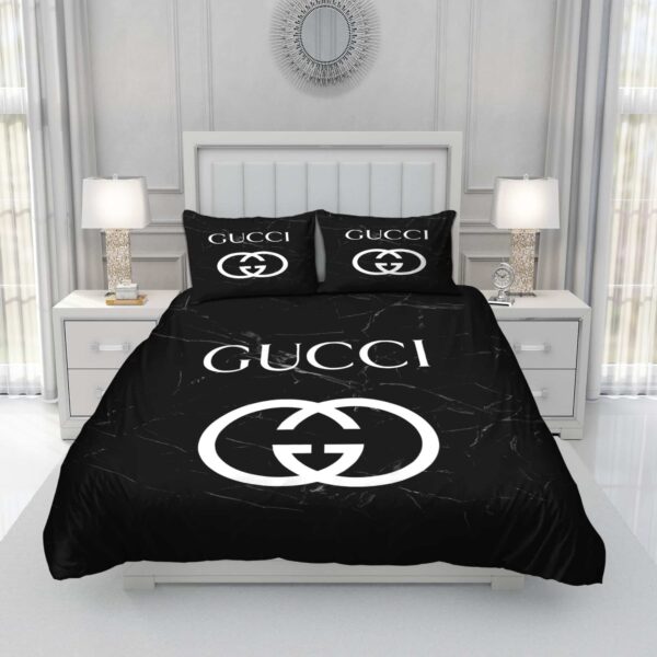 Gucci Black Marble Marmor Bedding Sets - Image 2