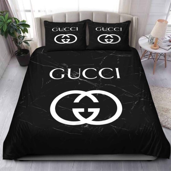 Gucci Black Marble Marmor Bedding Sets - Image 3
