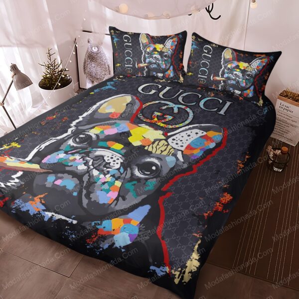 Gucci Bulldogs Bedding Sets - Image 3