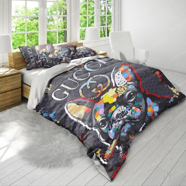 Gucci Bulldogs Bedding Sets - Image 4