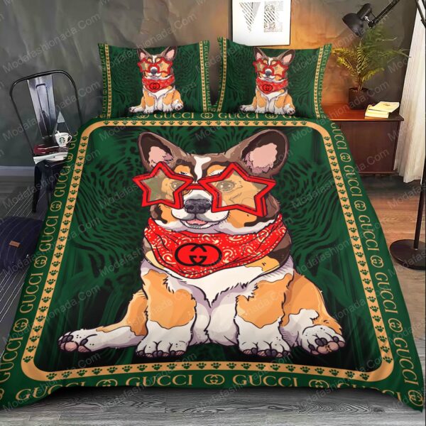 Gucci Corgi Bedding Sets - Image 2