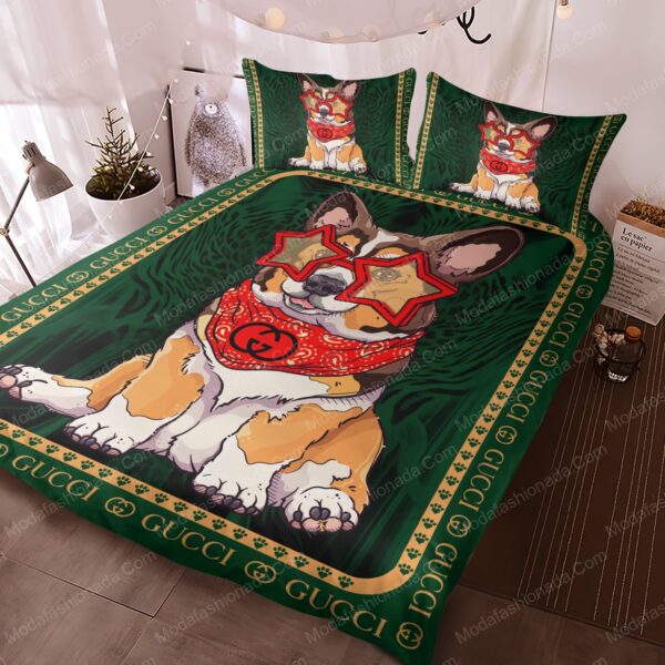 Gucci Corgi Bedding Sets - Image 3