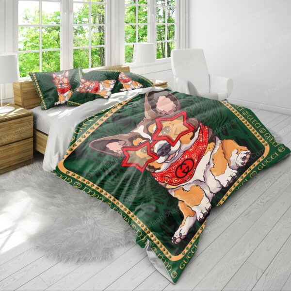 Gucci Corgi Bedding Sets - Image 4