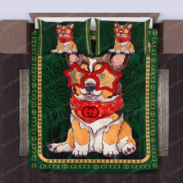 Gucci Corgi Bedding Sets