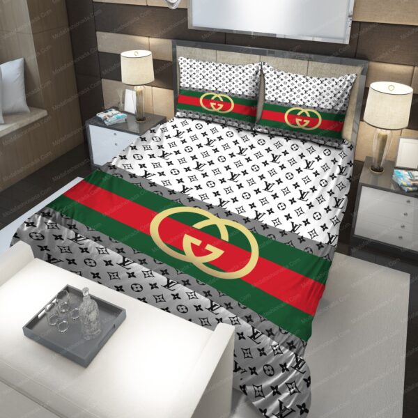 Gucci Louis Vuitton Symbol Bedding Sets - Image 2