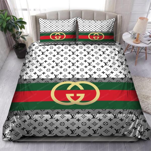 Gucci Louis Vuitton Symbol Bedding Sets - Image 4