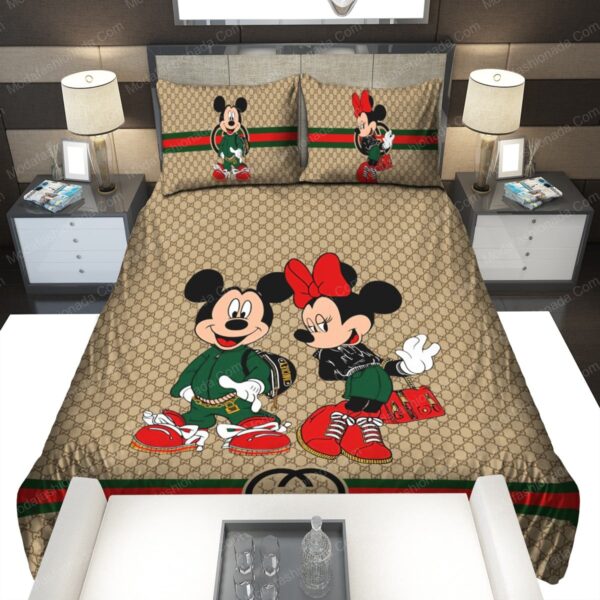 Gucci Mickey Mouse Bedding Sets - Image 2