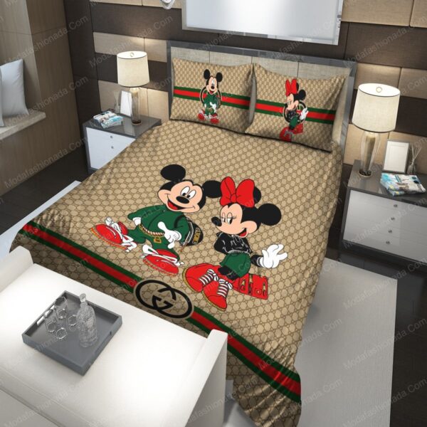 Gucci Mickey Mouse Bedding Sets - Image 3