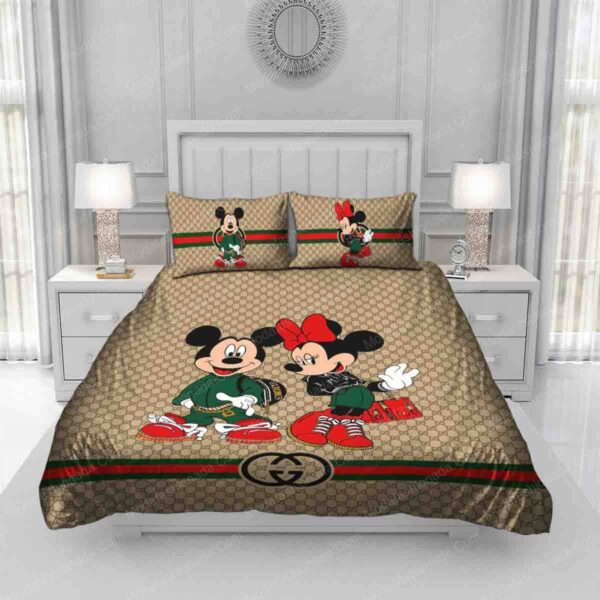 Gucci Mickey Mouse Bedding Sets - Image 4