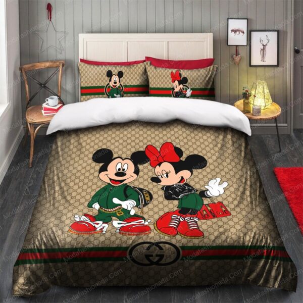 Gucci Mickey Mouse Bedding Sets - Image 6