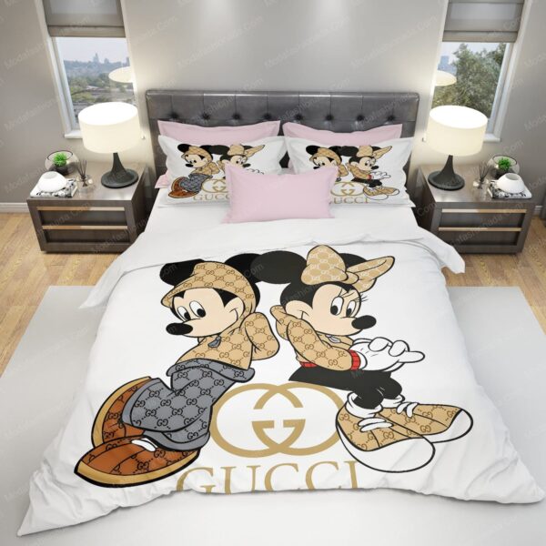 Gucci Mickey Mouse Wallpapers Brands 51 Bedding Set - Image 3