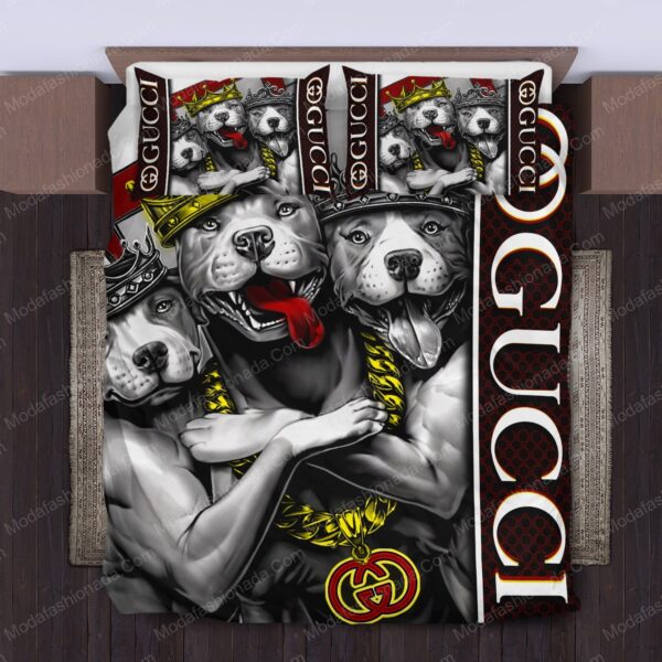 Gucci Pitbull Bedding Sets
