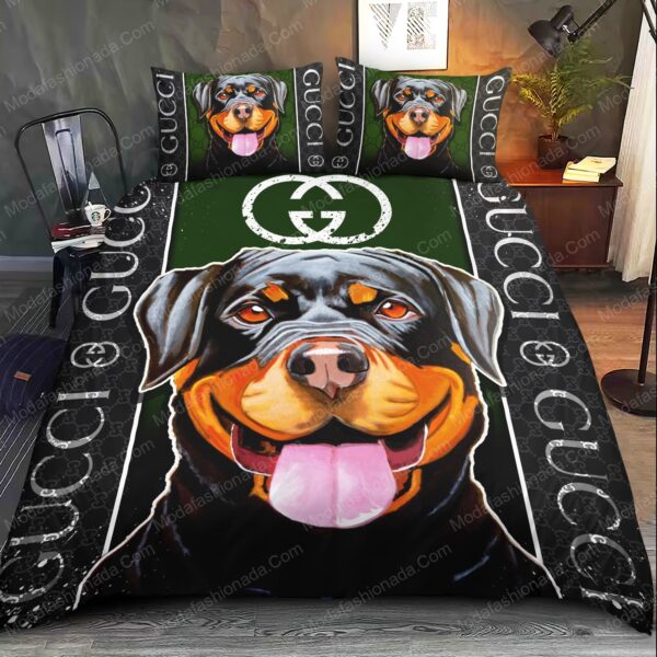 Gucci Rottweilers Bedding Sets - Image 2