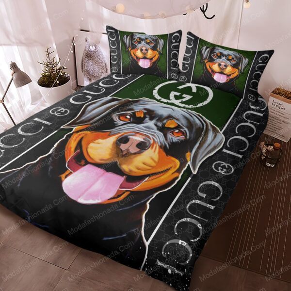 Gucci Rottweilers Bedding Sets - Image 3
