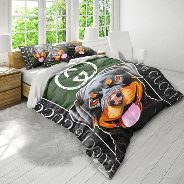 Gucci Rottweilers Bedding Sets - Image 4