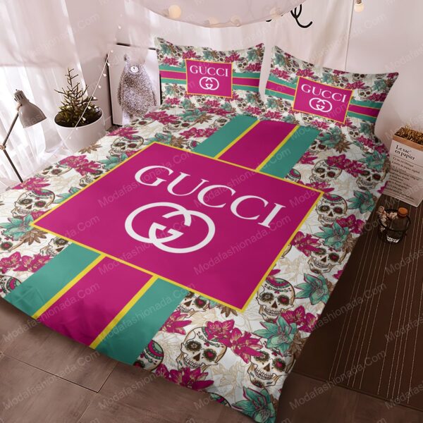 Gucci Sugar Skull Bedding Sets - Image 3