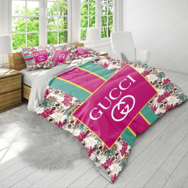 Gucci Sugar Skull Bedding Sets - Image 4
