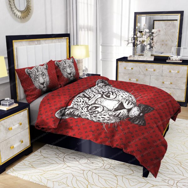 Leopard Head Louis Vuitton Bedding Sets - Image 5